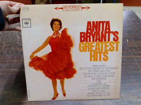 Anita Bryants Greatest Hits Columbia Record 1963 Vinyl Album Columbia Stereo 360