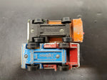 Vtg PlayArt Multi-Color Box Truck & Tow Truck Diecast Made in HK Collectible