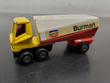 Vtg 1973 Matchbox/Lesney Truck Cab & Freeway Gas Tanker No. 63 Diecast Collectib
