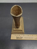 Antique Cast Iron Victorian Ladies Shoe Boot Paperweight Door Stop Collectible