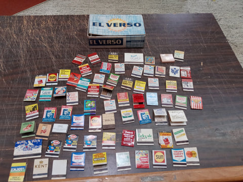 Vtg Matchbooks Assorted Cover Phillumeny Collection Custom Diamond Full/Empty