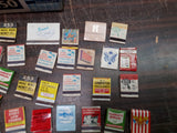Vtg Matchbooks Assorted Cover Phillumeny Collection Custom Diamond Full/Empty