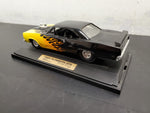 Tootsie Toy Hard Body 1969 Plymouth GTX Black W/Flames Diecast Model Collectible