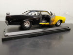 Tootsie Toy Hard Body 1969 Plymouth GTX Black W/Flames Diecast Model Collectible