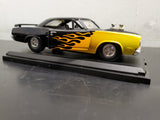 Tootsie Toy Hard Body 1969 Plymouth GTX Black W/Flames Diecast Model Collectible