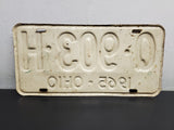Vtg 1965 Ohio License Plate Q-903-H Automobile Collectibles Mancave Garage Orig.