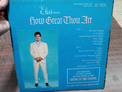 Elvis Presley How Great Thou Art LP UK英盤 Elvis – How Great Thou Art – Vinyl (LP, Album, Stereo), 1967