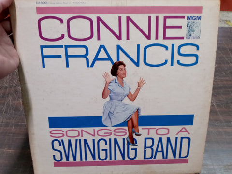 Connie Francis Vinyl Record E3893 MGM Album Songs To A Swinging Band Mono 1961
