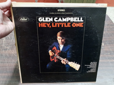 Glen Campbell Vinyl Album Hey Little One Capitol Record 1968 ST-2878 EMI Stereo