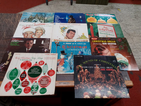 11 Assorted Christmas Vinyl Albums Favorites Symphonies Harp Orchestra records