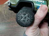 Vintage Buddy L 1970 Army Transport Truck T-5278 Hong Kong 1980s Pressed Metal