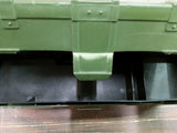 GI Joe Footlocker 1993 Green Storage Box Locker W Tray & Rope Latches Empty