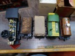Vtg Jim Beam Railroad Decanters EMPTY JB Turner Barrel Car Caboose Wood Freight