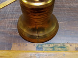 Vintage 1969 Gold Finish Liberty Bell EMPTY Decanter Philadelphia Blend Whiskey