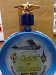 Vtg 1977 Ezra Brooks EMPTY Decanter Spirit Of St Louis 50 Year Anniv Collectible