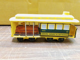 Vtg Famous First Municipal Railway San Francisco Cable Car EMPTY Decanter Italy