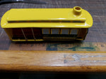 Vtg Famous First Municipal Railway San Francisco Cable Car EMPTY Decanter Italy