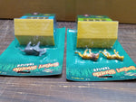 Vtg Safari Shuttle Trailers W Lion Tiger & Elephant Sunoco 2001 Collectibles NIB
