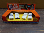 Vtg 1981 ERTL Dukes Of Hazzard Toy Cars TV 1/64 Die Cast 4 pack Set Orig Box!