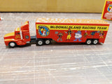 1994 McDonaldland Racing Team Diecast Cab Transporter Racing Champions Grimace