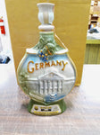 Vtg Jim Beam 1973 Germany Wiesbaden EMPTY Decanter Collectibles Genuine China
