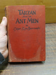 Vtg Tarzan & The Ant Men Hardcover Book Grosset & Dunlap Sept 1924 Edgar Rice