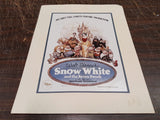Disney 2009 Snow White & The Seven Dwarfs Commemorative Exclusive Lithograph