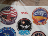 Vtg NASA Space Shuttle Decals National Aeronautic Administration Mission History