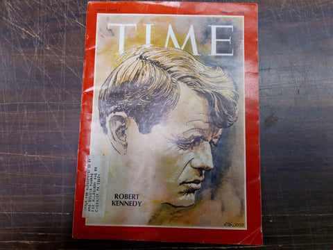 Vtg Time Published Magazine Robert Kennedy June 14th 1968 Volume 91 NO 24