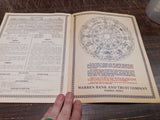 Vtg 1944 Warren County Pennsylvania Almanac Member FDIC Trust Department Compa