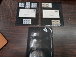 Vtg Album Postage Stamp Blocks & Philately Collection Envelopes Postmark Variety