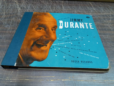 Vtg Jimmy Durante 1946 Vinyl Records The One And Only Album 4 Disc Set Decca