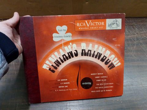 Vtg Finians Rainbow Vinyl Album 4 Disc Set 1955 RCA Records Broadway Musical