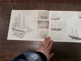 VTG 1899 Hermaphrodite Brig Aloha Great Sailing Ships Collecting Models Catalog