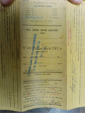 Vtg T.W Phillips Gas & Oil Lease Clearfield County January 1925 John Watson Reed
