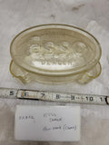 Vtg Gas & Oil Advertising Save At Your Esso Dealer Clear Plastic Coin Bank 60's