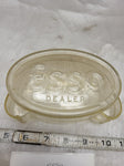 Vtg Gas & Oil Advertising Save At Your Esso Dealer Clear Plastic Coin Bank 60's