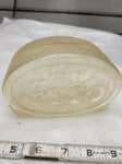 Vtg Gas & Oil Advertising Save At Your Esso Dealer Clear Plastic Coin Bank 60's