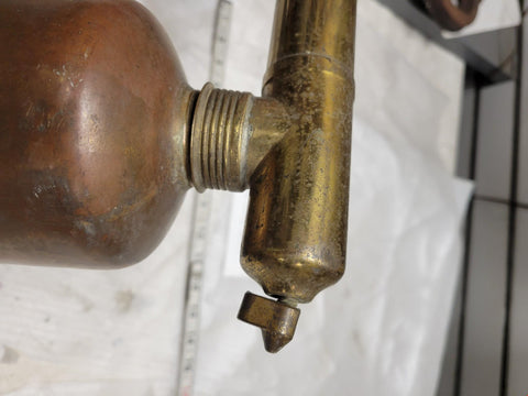 Vtg G&O Brass Copper Wonder Pump Hand Sprayer Garden Garage NY Usa Antique