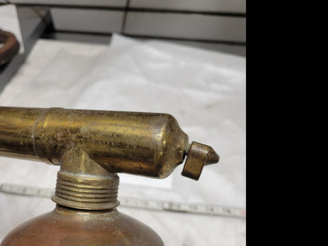 Vtg G&O Brass Copper Wonder Pump Hand Sprayer Garden Garage NY Usa Antique