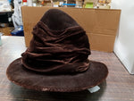 Vtg Womans Plaza Suite Brown Velvet W Flower Betmar Hat NWT Soft M/L Style 5813