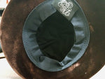 Vtg Womans Plaza Suite Brown Velvet W Flower Betmar Hat NWT Soft M/L Style 5813