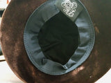 Vtg Womans Plaza Suite Brown Velvet W Flower Betmar Hat NWT Soft M/L Style 5813