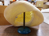 Vtg 100% Paper Beige Cream Sun Hat Womens Packable Hat Beach Style Medium/Large