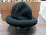 Vtg Black 100% Wool Womens Hat Betmar #B561 Made In China RN29219 Medium/Large