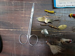 Fishing Tackle Box W Assorted Lures Felmlee Spinners Summertime Fishing Sporting