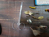 Fishing Tackle Box W Assorted Lures Felmlee Spinners Summertime Fishing Sporting