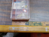 Fishing Tackle Box W Assorted Lures Felmlee Spinners Summertime Fishing Sporting