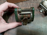 Vtg Shakespeare Fishing Reels Split Sinkers Assorted Bobbers & Spinner Lures 32