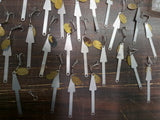 Vtg Shakespeare Fishing Reels Split Sinkers Assorted Bobbers & Spinner Lures 32